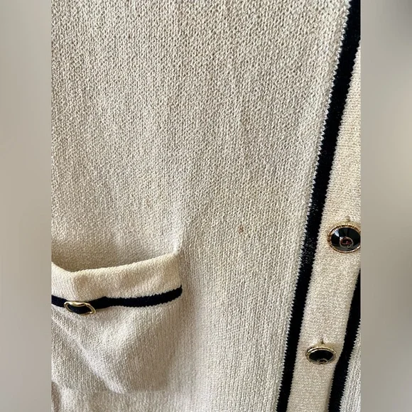 St. John 2 Piece Knit Cardigan Pant Set Sz4/6 - Picture 5 of 16